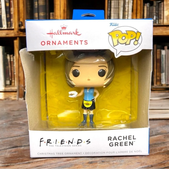 NEW FRIENDS Rachel Green Central Perk Waitress Funko Pop Hallmark Ornament - Picture 1 of 6
